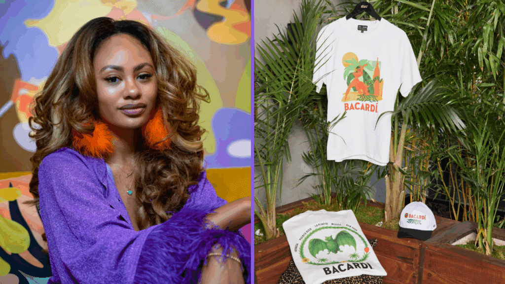 Afro-Caribbean Artist Reyna Noriega Discusses Bringing Culture to Her Art and New Fashion Collab with Tier for BACARDÍ
