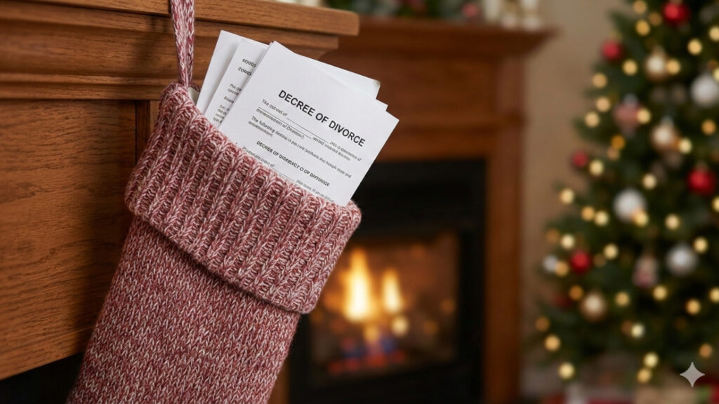 If Your Stocking Was Empty, You’re Not the Only One Thinking About Divorce This Week