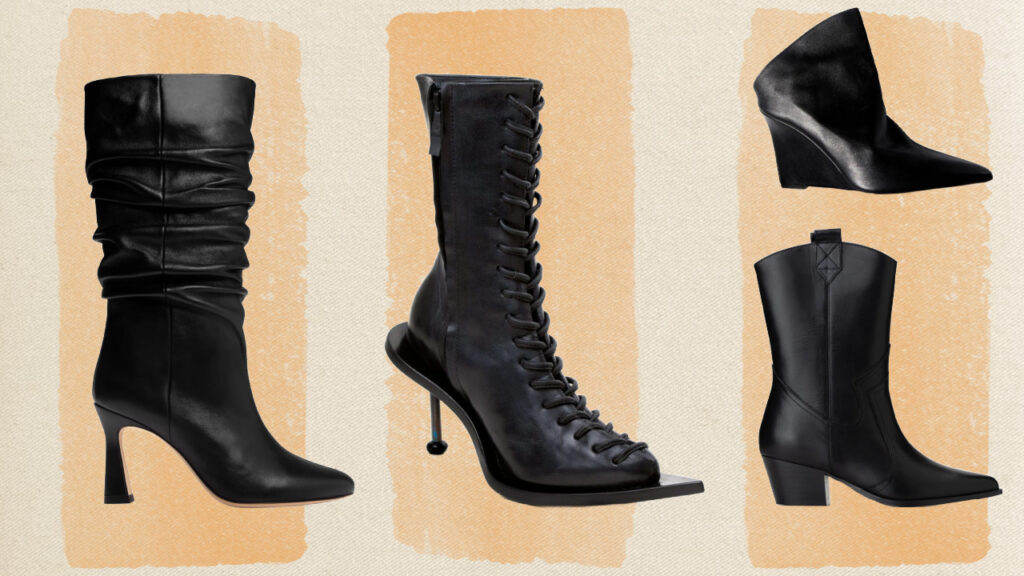 Buckles, Lace Ups, Drama: The Black Boots We Can’t Stop Wearing